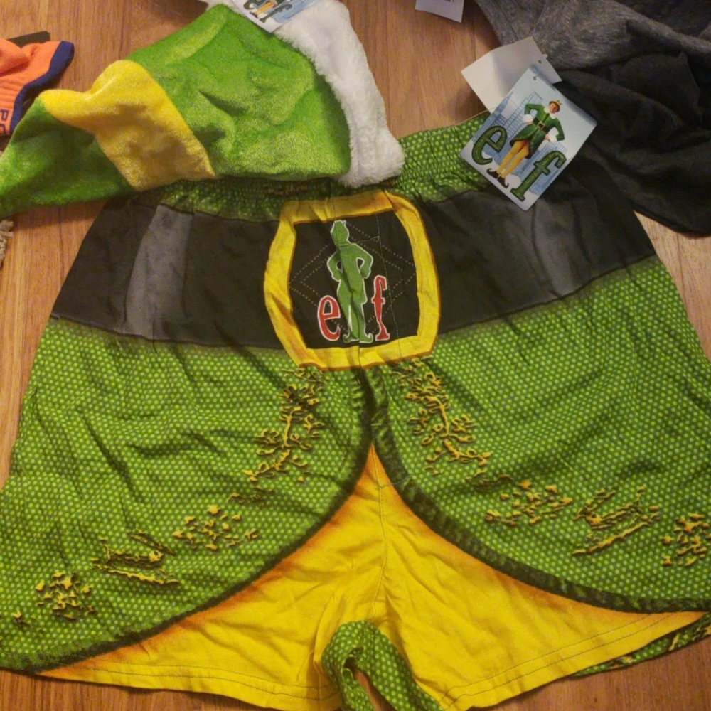 The elf movie holiday boxers
